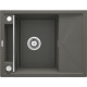 Deante Мийка кухонна Magnetic, граніт, прямокут., с крылом, 640х500х219мм, чаша - 1, врізна, антрацит