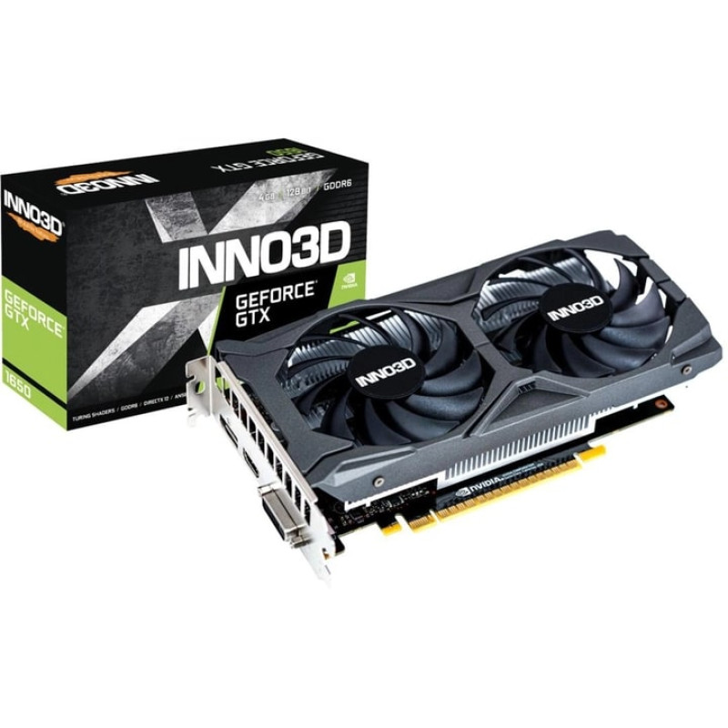 Inno3d Відеокарта GeForce GTX 1650 4GB GDDR6 Twin X2 OC