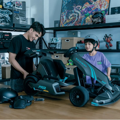 Segway Карт GoKart PRO 2, сіро-блакитний
