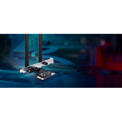 Mercusys Адаптер WiFi MA30E AC1200, PCI-Express x1, BT5.0 Mercusys Адаптер WiFi MA30E AC1200, PCI-Express x1, BT5.0