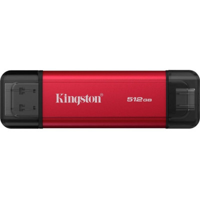 Kingston Портативний SSD Kingston 512GB USB 3.2 Gen 2 Dual USB-A R1050/W950MB/s