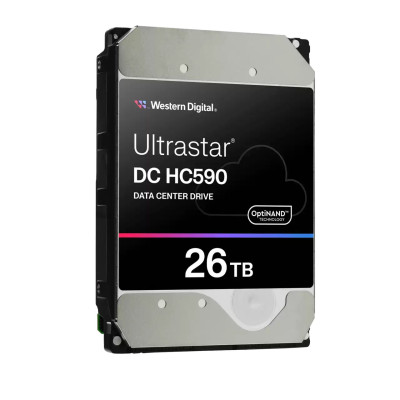 WD Жорсткий диск WD Ultrastar 26TB 3.5" 7200 512MB SATA DC HC590 (WUH722626ALE6L4)