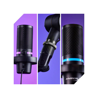 HyperX Мікрофон DuoCast RGB, Black 4P5E2AA