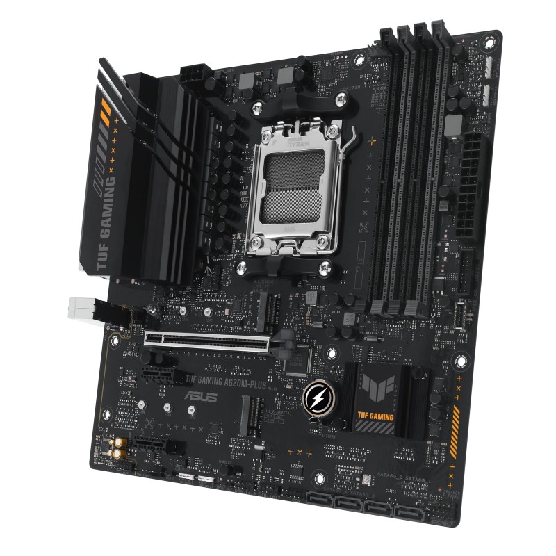 ASUS Материнcька плата TUF GAMING A620M-PLUS sAM5 A620 4xDDR5 HDMI DP mATX