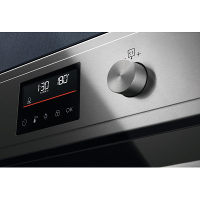 Electrolux Духовий шафа електричний, 65л, A+, дисплей, конвекція, піроліз, телескопічні напрямні, нерж.