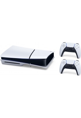 PlayStation Ігрова консоль 5 Slim Blu-ray (2 геймпади Dualsense)