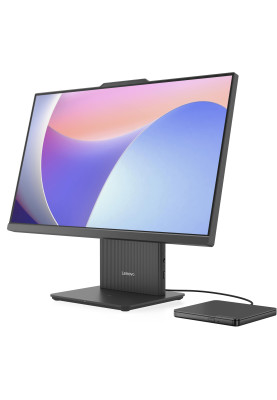 Lenovo Комп'ютер персональний моноблок Lenovo IdeaCentre AIO 24IRH9 23.8" FHD IPS AG, Intel i5-13420H, 8GB, F512GB, UMA, кл+м, без ОС, сірий