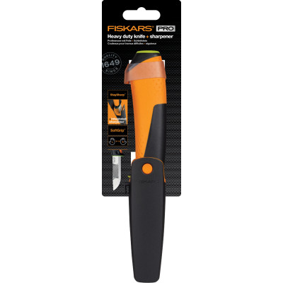 Fiskars Ніж  для важких робіт з точилом Hardware
