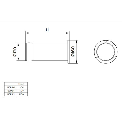 Philips Парковий світильник стовпчик BCP312 LED760/WW 15W 100-240V Cyl BK