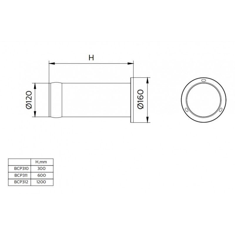 Philips Парковий світильник стовпчик BCP312 LED760/WW 15W 100-240V Cyl BK