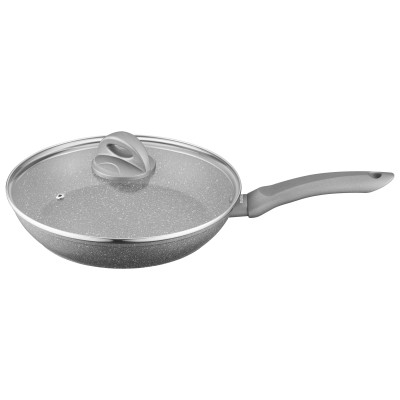 ARDESTO Сковорідка Gemini Gourmet з кришкою 26 см, сірий, алюміній
