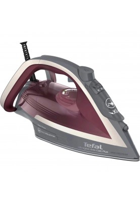 Tefal Праска Ultragliss Plus, 2800Вт, 270мл, паровий удар -260гр, постійна пара - 50гр, керам. підошва, бордово-сірий