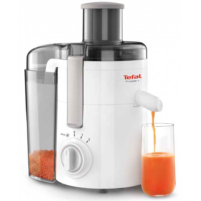 Tefal Соковитискач Frutelia + відцентрований 350Вт, чаша-0.95л, жмих-0.5л, пластик, біло-сірий