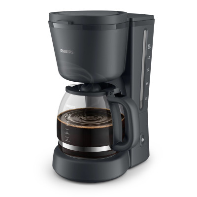 Philips Кофеварка крапельна Essentials Collection, 1.38л, мелена, підтримка температури, темно-сірий