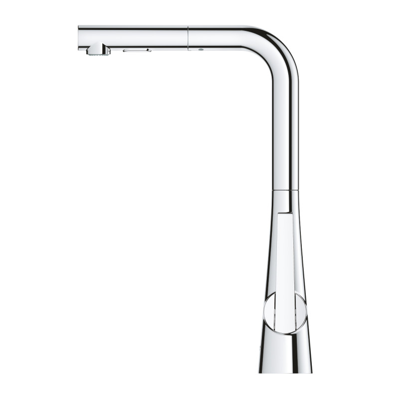 Grohe Змішувач для кухні Scala, довж.виливу - 205мм, поворотний/витяжний, 1важіль, хром