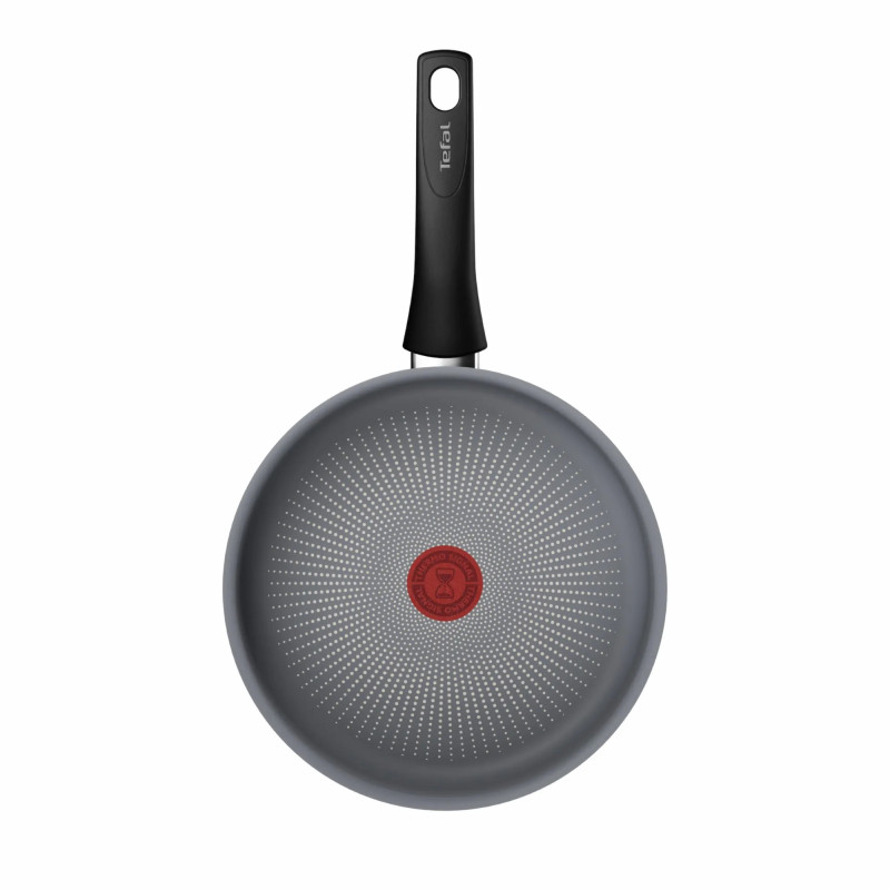 Tefal Сотейник Halo, 24см, з кришкою, алюміній, бакеліт, скло, сірий