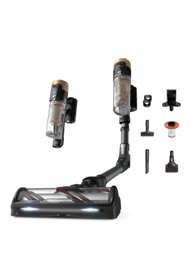 Rowenta Пилосос безпровідний X-Force Flex 14.80 Auto Animal, 240Вт, конт пил -0.65л, автон. робота до 90хв, HEF system 99,9%, чорно-золотий