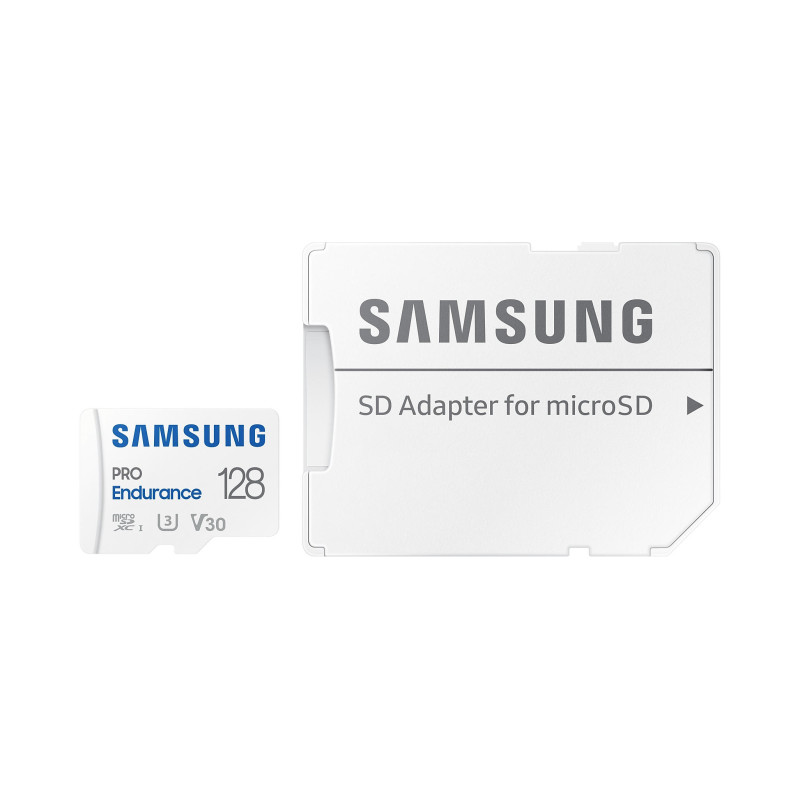 Samsung Карта пам'яті microSD 128GB C10 UHS-I R180MB/s PRO Endurance + SD