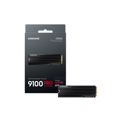Samsung Накопичувач SSD Samsung M.2 8TB PCIe 5.0 9100PRO + радіатор Samsung Накопичувач SSD Samsung M.2 8TB PCIe 5.0 9100PRO + радіатор