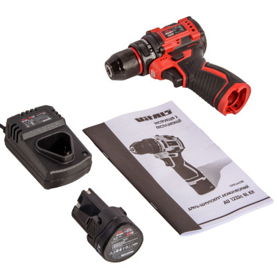 Vitals Шурупокрут-дриля акумуляторна Master AU 1232c BL Kit 12В акб 1х2А·рік 32Нм 400·1400об/хв 1.37кг Vitals Шурупокрут-дриля акумуляторна Master AU 1232c BL Kit 12В акб 1х2А·рік 32Нм 400·1400об/хв 1.37кг