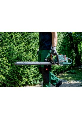 Metabo Кусторіз акумуляторний HS 18 LTX BL 75, 18В, 75см, крок різу 21мм, довина різу 70см, 4.4кг, без АКБ та ЗП