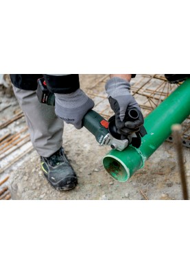 Metabo Шліфмашина кутова акумуляторна W 18 L 9-125 QUICK, 125мм, Li-Power, 2*18В, 5.2Аг, 2.3кг