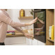 Gorenje Духова шафа електрична, 77л, A+, пара, дисплей, піроліз, чорний