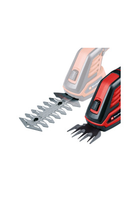 Einhell Ножиці для кущів акумуляторні GC-CG 36/70 Li, 3.6В, акб 2Аг, різ 7/11см, крок різу 8мм, телескопічна ручка, 0.61 кг