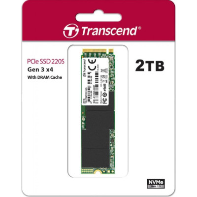 Transcend 220S[Накопичувач SSD M.2 2TB PCIe 3.0 MTE220S]