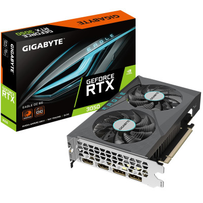 Gigabyte Відеокарта GeForce RTX 3050 6GB GDDR6 EAGLE OC