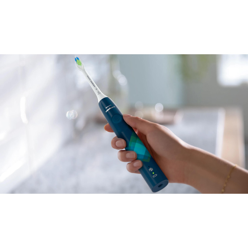Philips Щітка зубна електр., Sonicare 4100 Series, 31т. колив/хв, насадок-1, синій