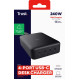 Trust Зарядне пристрій мережевий Maxo 240Вт, GaN, 4xUSB-C, PD, чорний