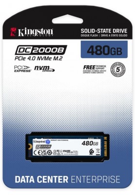 Kingston Накопичувач SSD M.2 480GB PCIe 4.0 DC2000B