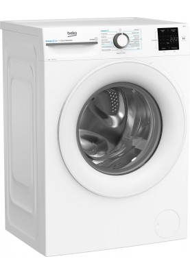 Beko Пральна машина фронтальна, 7кг, 1200, A+++ (-10%), 49см, дисплей, інвертор, ПАР, білий