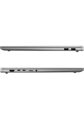 ASUS Ноутбук Vivobook S 15 M5506UA-MA055 15.6" 3K OLED, AMD R7-8845HS, 32GB, F1TB, UMA, noOS, Сріблястий