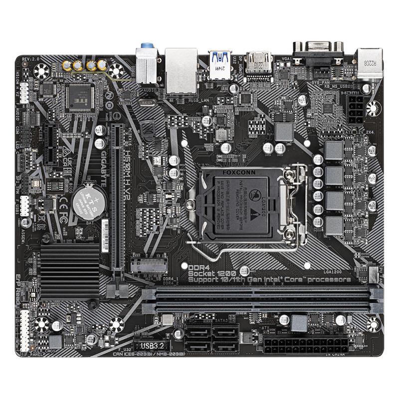 Gigabyte Материнська плата H510M H V2 2.0 s1200 M.2 HDMI mATX