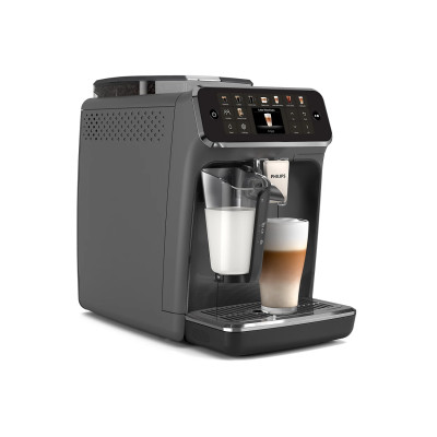 Philips Кавомашина Philips Series 5500, 1.8л, зерно+мелена, автомат.капуч, дисплей, авторецептів -22, холодний кофе, сріблясто-чорний
