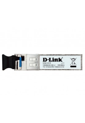 D-Link SFP-Трансівер 331R/40KM 1x1000Base-BX-U, WDM, SM, 40км, LC