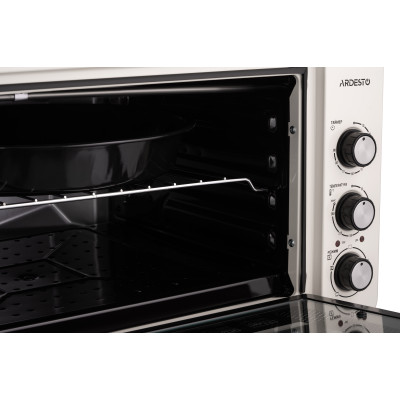 ARDESTO Електрична міні-піч  MEO-S50FBG - 1600Вт/50 л./конвекція/таймер/подвійне скло/бежева