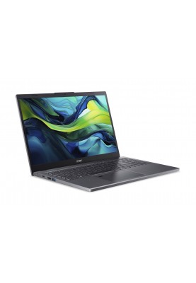 Acer Ноутбук Aspire 15 A15-51M 15.6" FHD IPS, Intel 7-150U, 16GB, F1TB, UMA, Lin, сірий