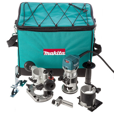 Makita Фрезер RT0702CX2 710ВТ цанга 6 та 8мм 10000-34000об·хв 1.8кг