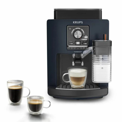 Krups Кавомашина Krups Harmony Milk 1.7л, зерно, автомат.капучинатор, авторецептів - 5, синій