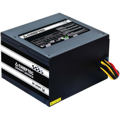 Chieftec Блок живлення Smart (500W), >85%, 120мм, 1xMB 24pin(20+4), 1xCPU 8pin(4+4), 2xMolex, 3xSATA, 1xPCIe 8pin(6+2) Chieftec Блок живлення Smart (500W), >85%, 120мм, 1xMB 24pin(20+4), 1xCPU 8pin(4+4), 2xMolex, 3xSATA, 1xPCIe 8pin(6+2)