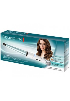 Remington Плойка Shine Therapy, конусна, >300Вт, темп.режимів-8, 140-210С, кераміка, білий