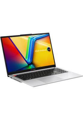 ASUS Ноутбук Vivobook S 15 K5504VA-MA387 15.6" 2.8K OLED, Intel i7-13700H, 16GB, F512GB, UMA, noOS, Сріблястий