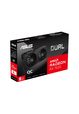 ASUS Відеокарта Radeon RX 7600 8GB GDDR6 DUAL OC EVO DUAL-RX7600-O8G-EVO