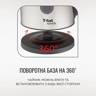 Tefal Електрочайник Tefal Express 2 1.7л, нерж. сталь, сірий