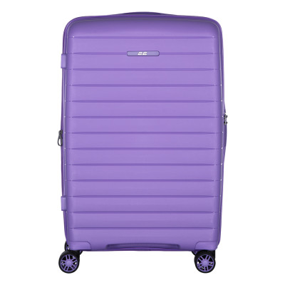 2E Валіза, Aero, поліпропілен, середня, 63/78 л, TSA, 4 колеса, EXP, лавандовий 2E Валіза, Aero, поліпропілен, середня, 63/78 л, TSA, 4 колеса, EXP, лавандовий