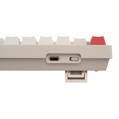 Keychron Клавіатура механічна C1 87Key, Gateron G pro Blue, USB-A, EN/UKR, No Led, Сірий