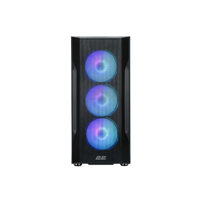 2E Gaming Корпус Splendor G4301 без БЖ 2xUSB3.0, 1xUSBType-C, 4x120мм ARGB, VGA 415мм, LCS ready, контролер з пультом, TG Side Panel, EATX, чорний